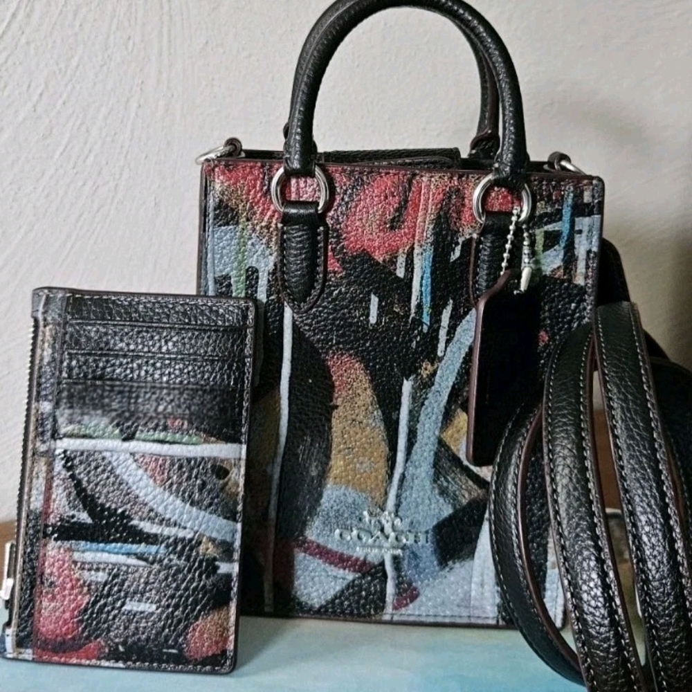 COACH x MINT + SERF - Mini Tote & Card Holder - Two Piece SET - NWOT